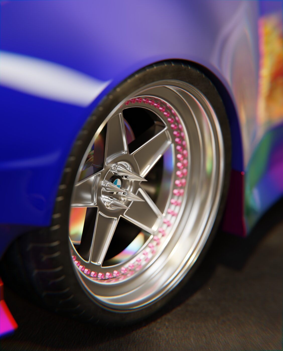 BMW wheel closeup